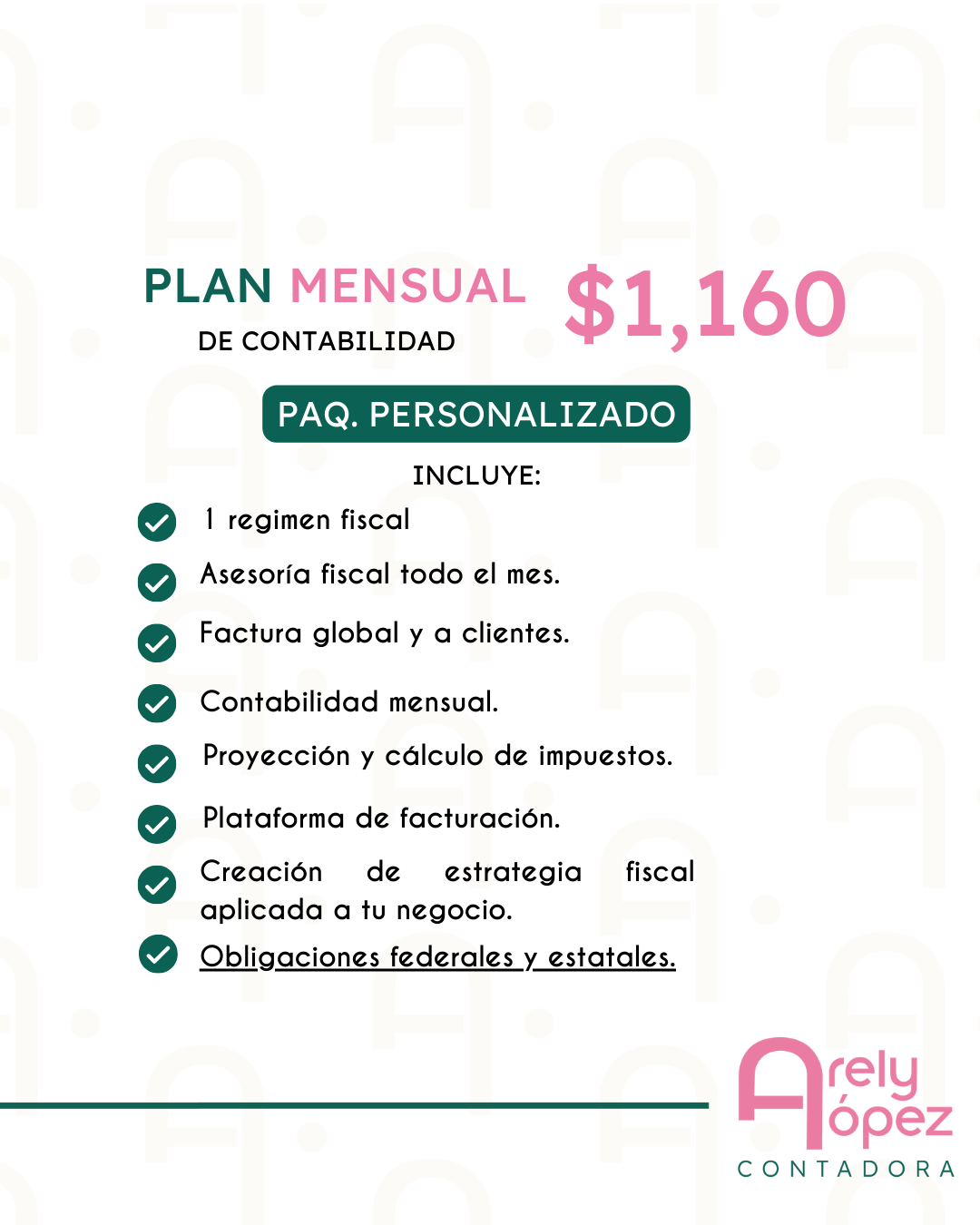 Plan "PERSONALIZADO"